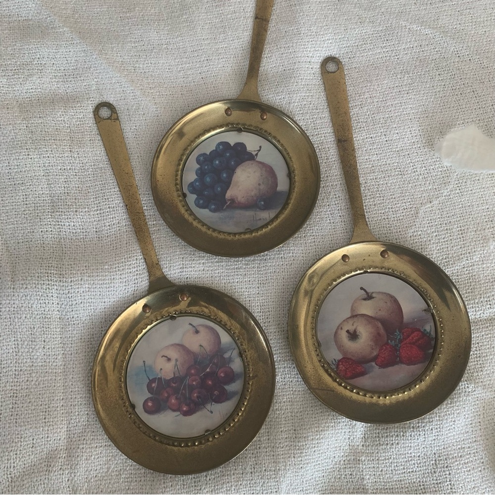 Vintage Fruit Wall Hangings from ENGLAND